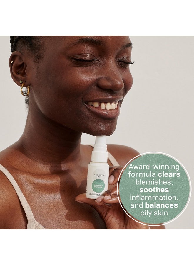 Balance Me - Balance Me Congested Skin Serum 0.5 fl oz, Acne & Spot Gel for All Skin Types, Targets Blemishes, Reduces Redness, Calms & Clears Skin, Vegan, Natural - Image 1