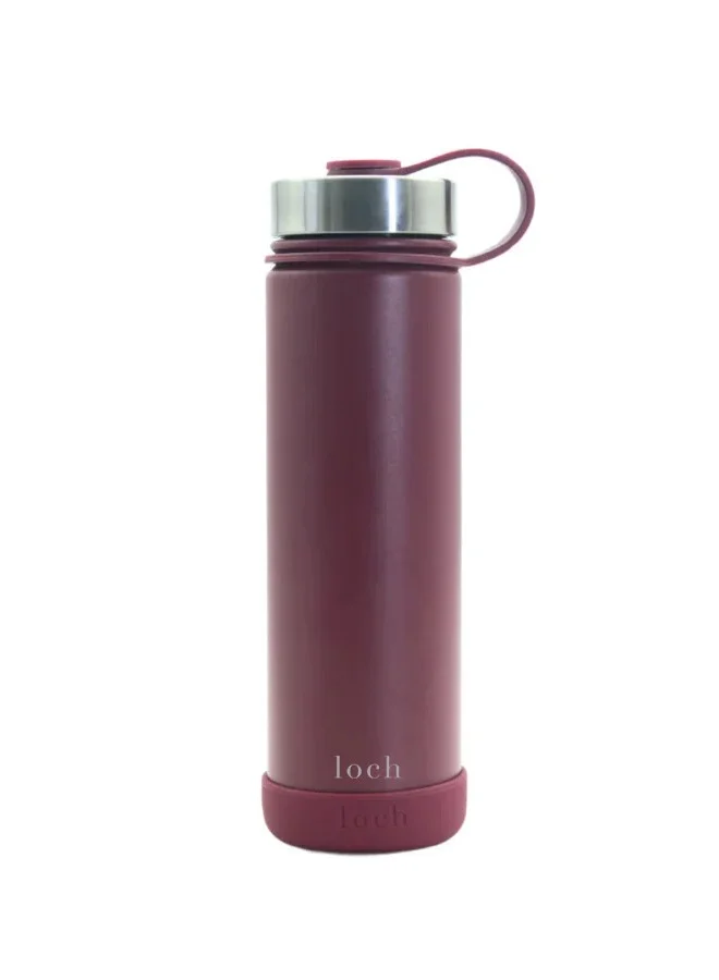 LOCH 650 ml Maroon Red Monochrome Bottle