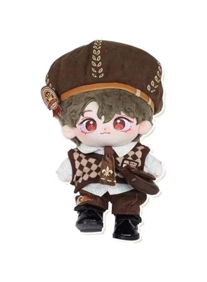 Arabest 20cm Plush Doll Clothes Hat Shirt Vest Pants Tie Backpack Glasses Mailman Set 8in Doll Accessories Dress Up  - Image 2