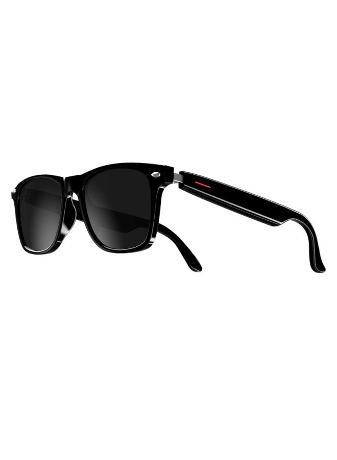 Smart Glasses Anti-blue Color Flat Audio Glasses Men And Women Wireless Fishing Headphones Black Technology Bluetooth Glasses-Color:Sunglasses  - Image 1