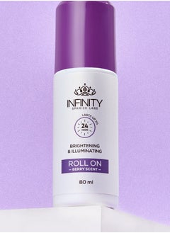 Infinity Roll On Brightening and Illuminating Deodorant Berry Scent 80ml  - Image 2