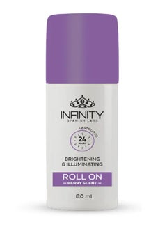 Infinity Roll On Brightening and Illuminating Deodorant Berry Scent 80ml  - Image 1