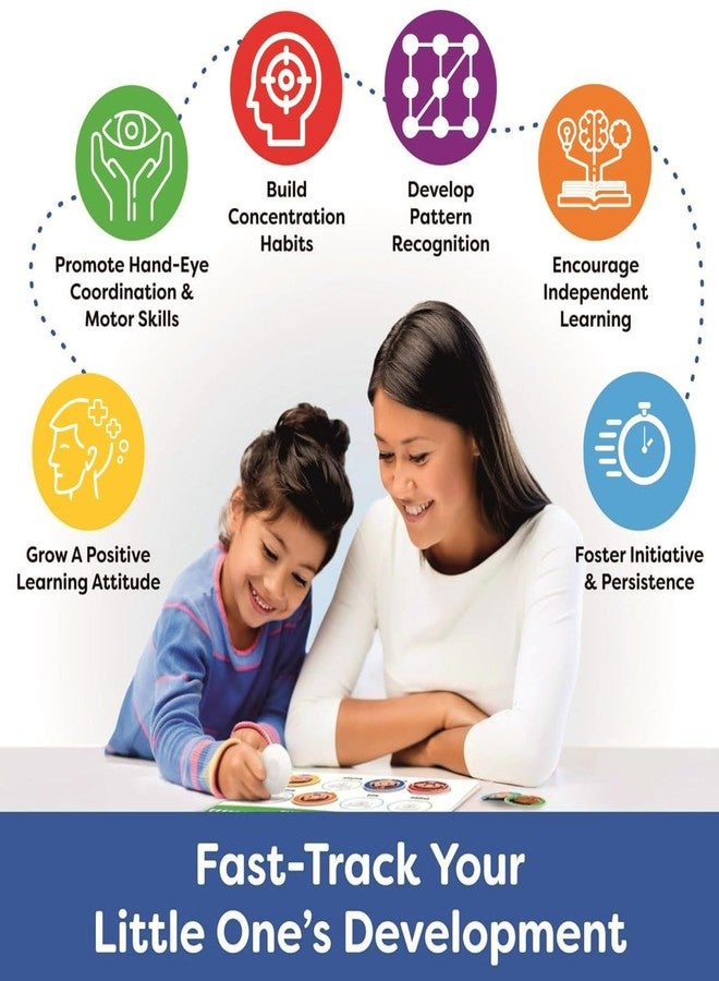 Clapjoy Montessori Busy Book Level 2 | 16-in-1 Preschool Activity Binder for Toddlers | Educational Velcro Quiet Book for Kids Age Up to 5 Years | Fun Learning Toy with Numbers, Shapes & More - Image 3