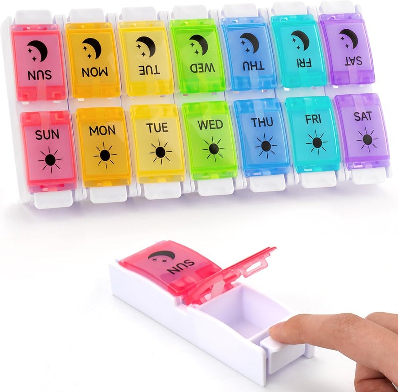 Weekly Pill Organizer for Adults