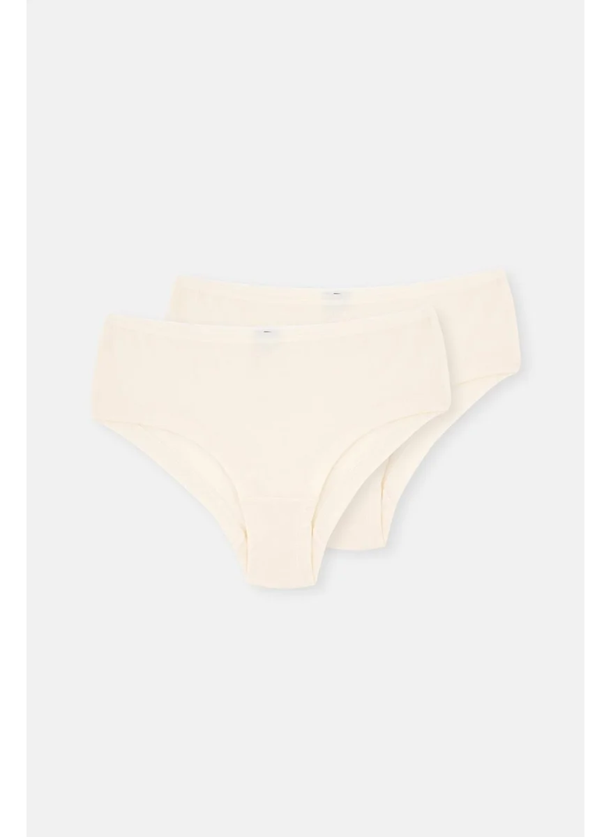 داجي Ecru Jersey Hipster Panties