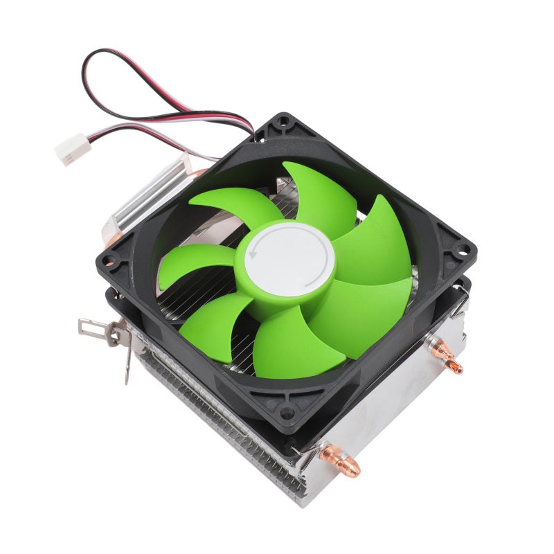 CPU Cooler Dual Heat Pipe Copper Heatsink For Intel And AMD Processors - Hydraulic Bearing Silent Fan 2000 RPM For Stable Operation - Image 3