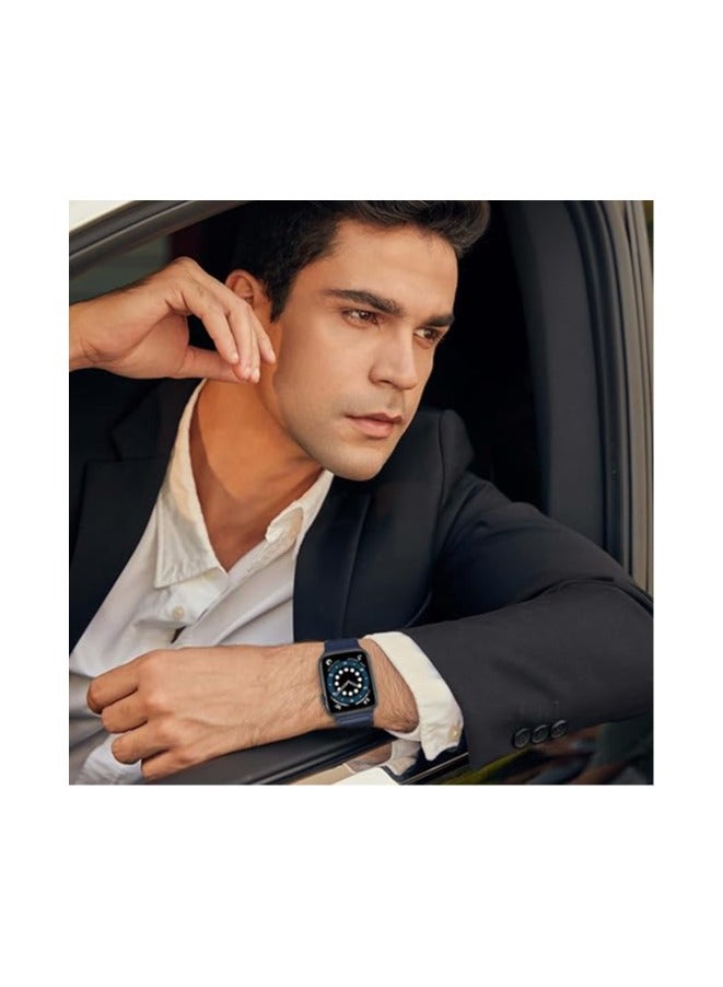 HablTech Magnetic Watch Staps Compatible with Apple Watch Band 44mm 45mm 46mm 49mm Silicone Replacement Wristband Strong Magnetic Attraction iWatch Series11/10/9/8/7/6/5/4/Ultra/Ultra2/Ultra3/SE/SE1/SE2 - Image 5