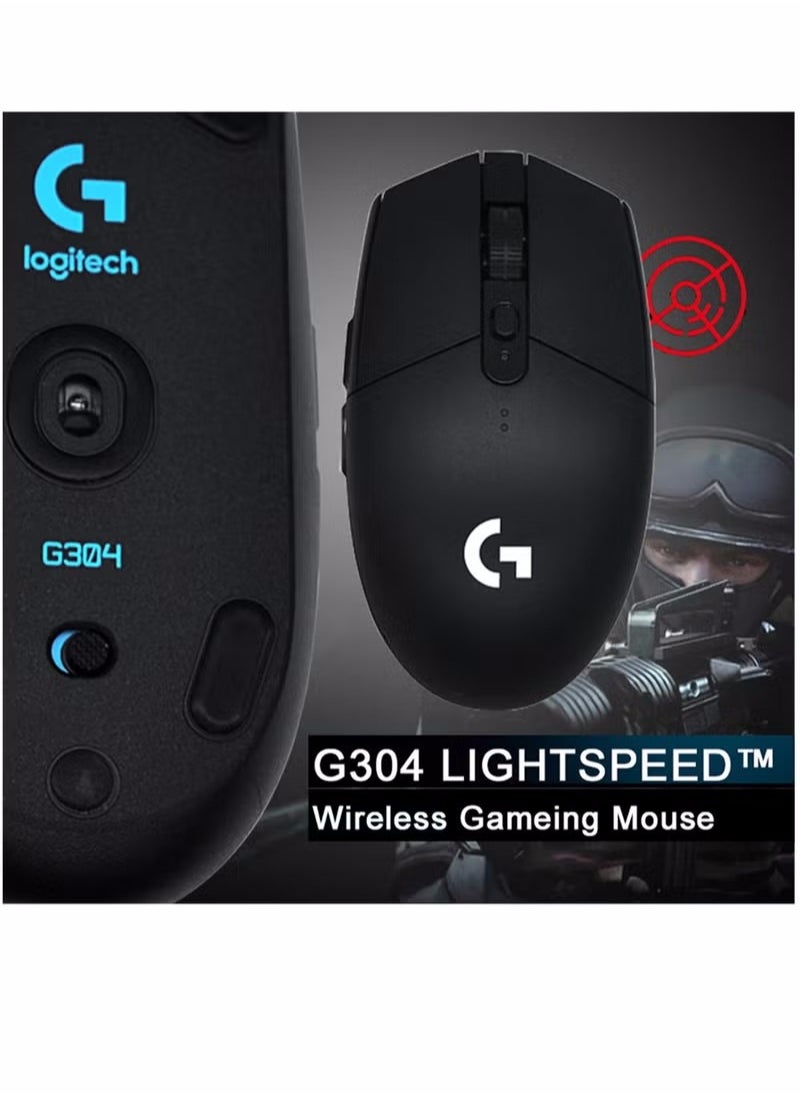 Generic - G304 Lightspeed Wireless Gaming Mouse Black - Image 1