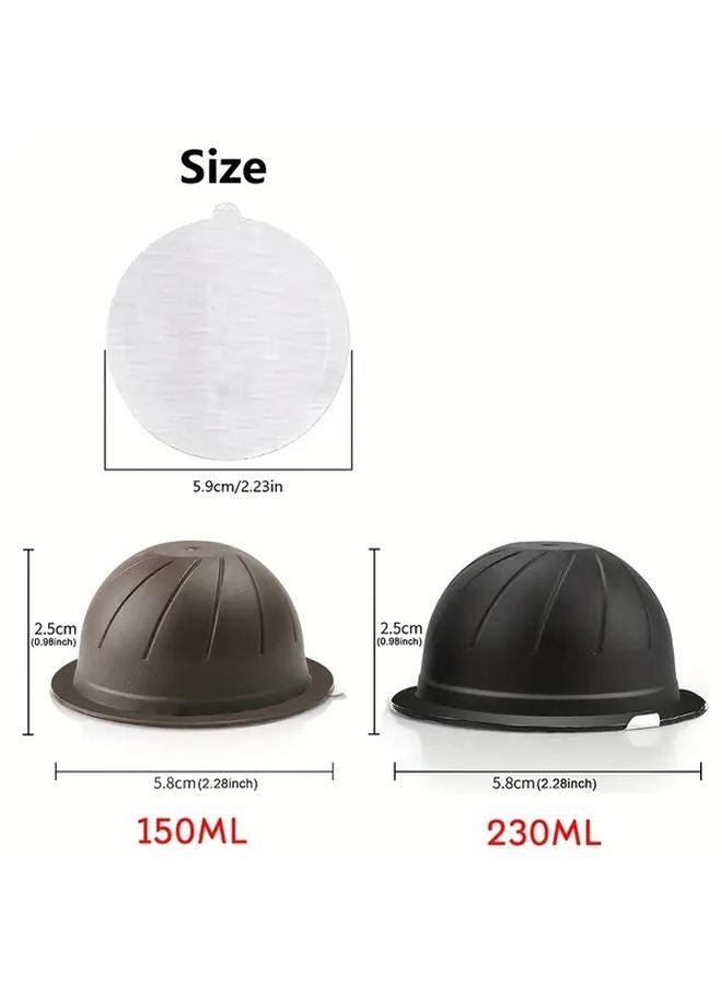 100 عبوة كبسولات ألومنيوم قابلة لإعادة التعبئة مقاس 59 مم مع أختام لآلة القهوة فيرتوبلس بلس - Image 4