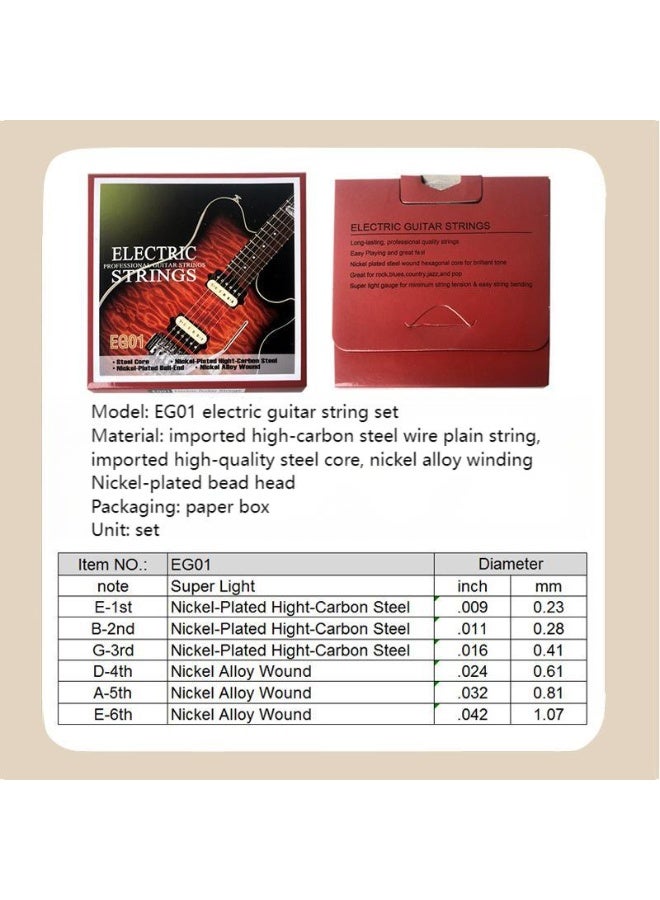 LEXIN 6-string electric guitar professional strings - Image 5