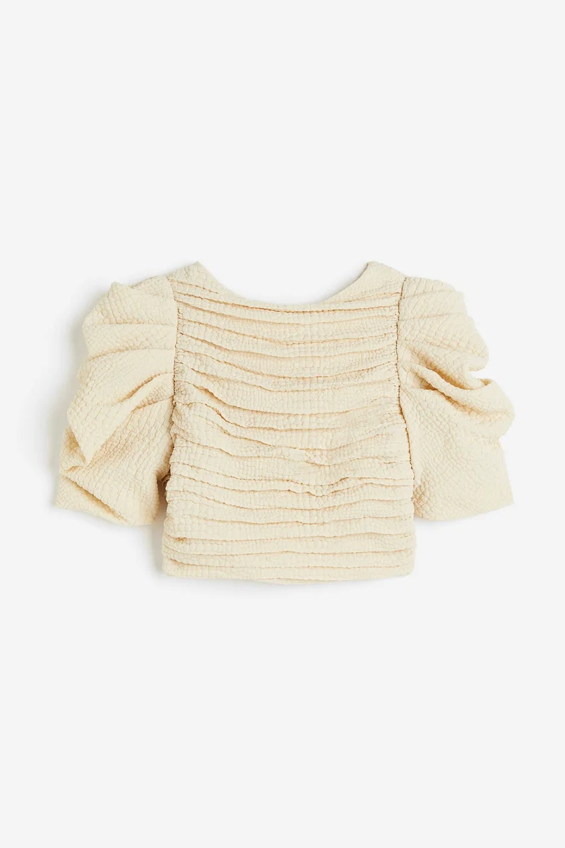 H&M Draped crop-top
