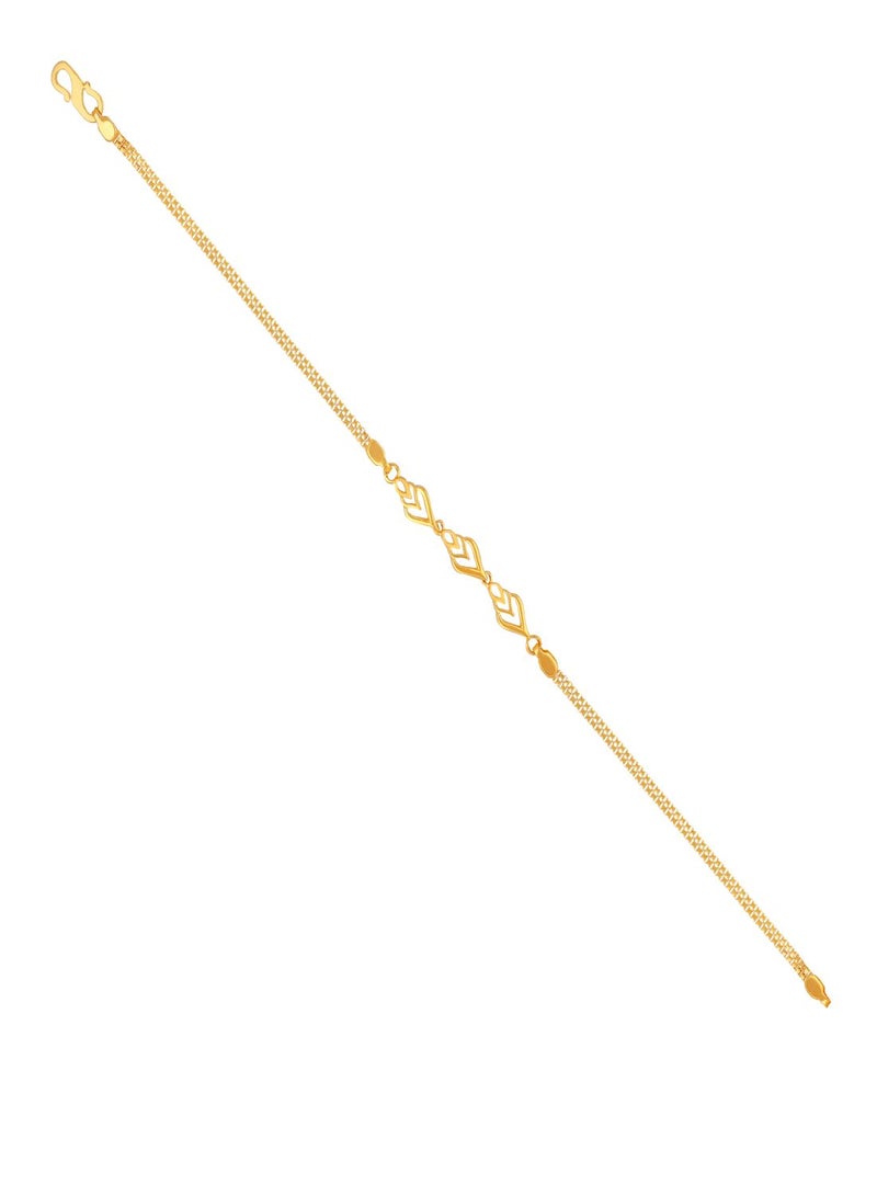 Malabar Gold and Diamonds 22 KT 916 Purity Gold Bracelet DZBR381  - Image 2