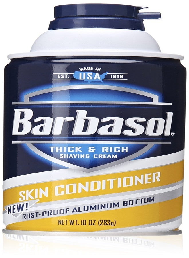 Barbasol Skin Conditioner Thick and Rich Shaving Cream for Men, 10 Ounce - Image 1