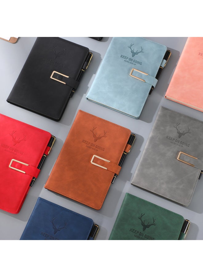 Enterprise A5 Notebook Imitation Belt Buckle B5 Notebook Notebook Business Office Notepad Gift Suit - Image 2