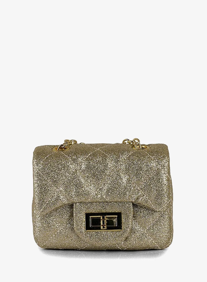 Lion Llama Mini Quilted PU Crossbody Bag | Trendy Mini Quilted Crossbody Bag for Women & Girls | Stylish Shoulder Purse