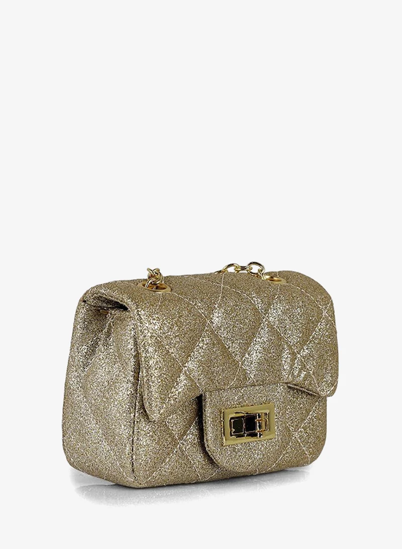 Lion Llama Mini Quilted PU Crossbody Bag | Trendy Mini Quilted Crossbody Bag for Women & Girls | Stylish Shoulder Purse