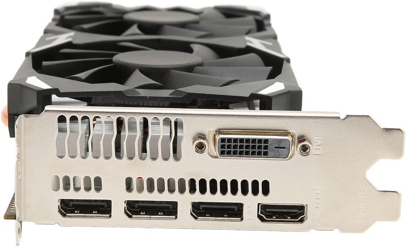 klarako RX 580 Graphics Card, RX580 8GB GDDR5 256bit, Dual Cooling Fans, with Three DP, one HD Multimedia Interface and one DVI, 60Hz 4K 1080P PC Graphics Card HD Game Graphics Card - Image 5