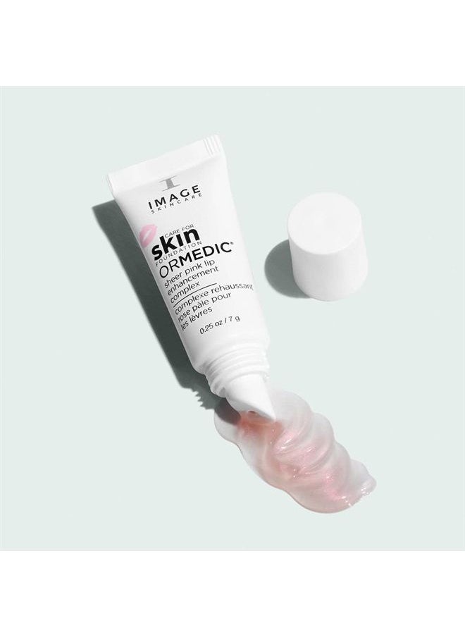 IMAGE SKINCARE - , ORMEDIC pH Balancing Lip Enhancement Complex, Deep Hydration Lip Plumper Peptides for Fuller Lips, Sheer Pink, 0.25 fl oz - Image 1