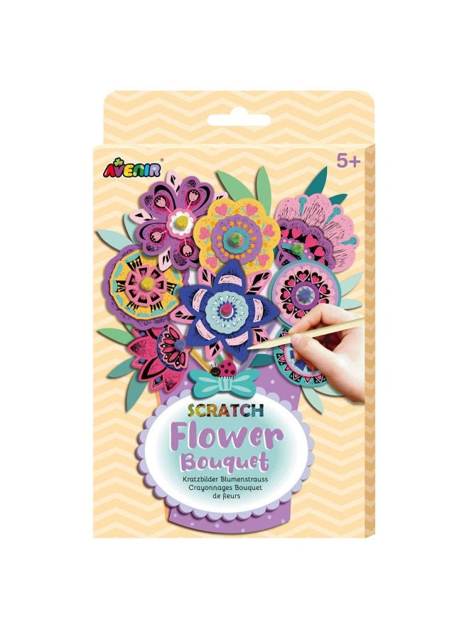 Avenir Scratch Art Bouquet Flower - Image 1