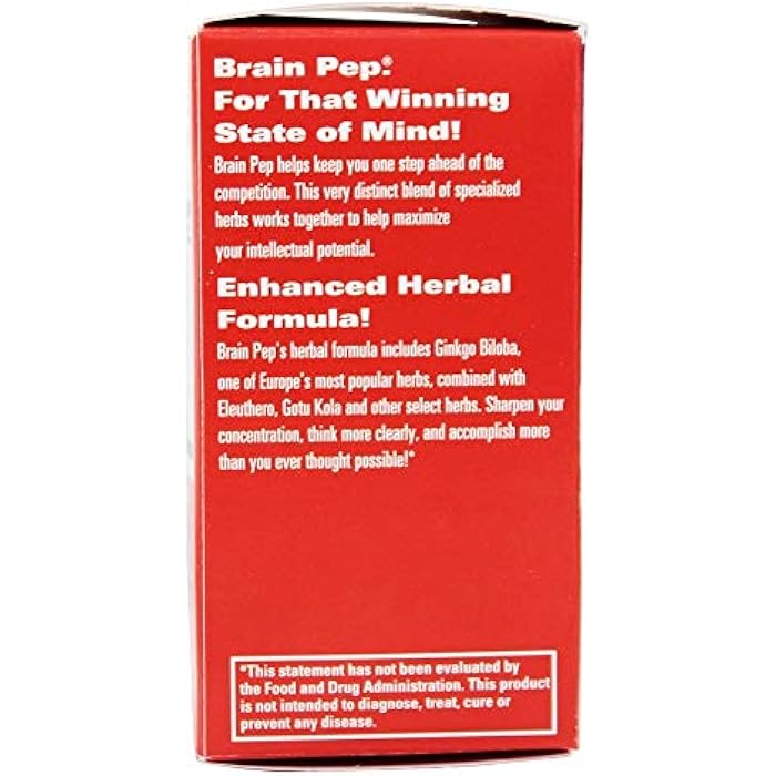 Natural Balance Brain Pep | Brain Function Supplement with Ginkgo Biloba, Kola Nut | Helps Support Improved Memory, Focus & Mental Clarity | 60 Capsules - Image 4