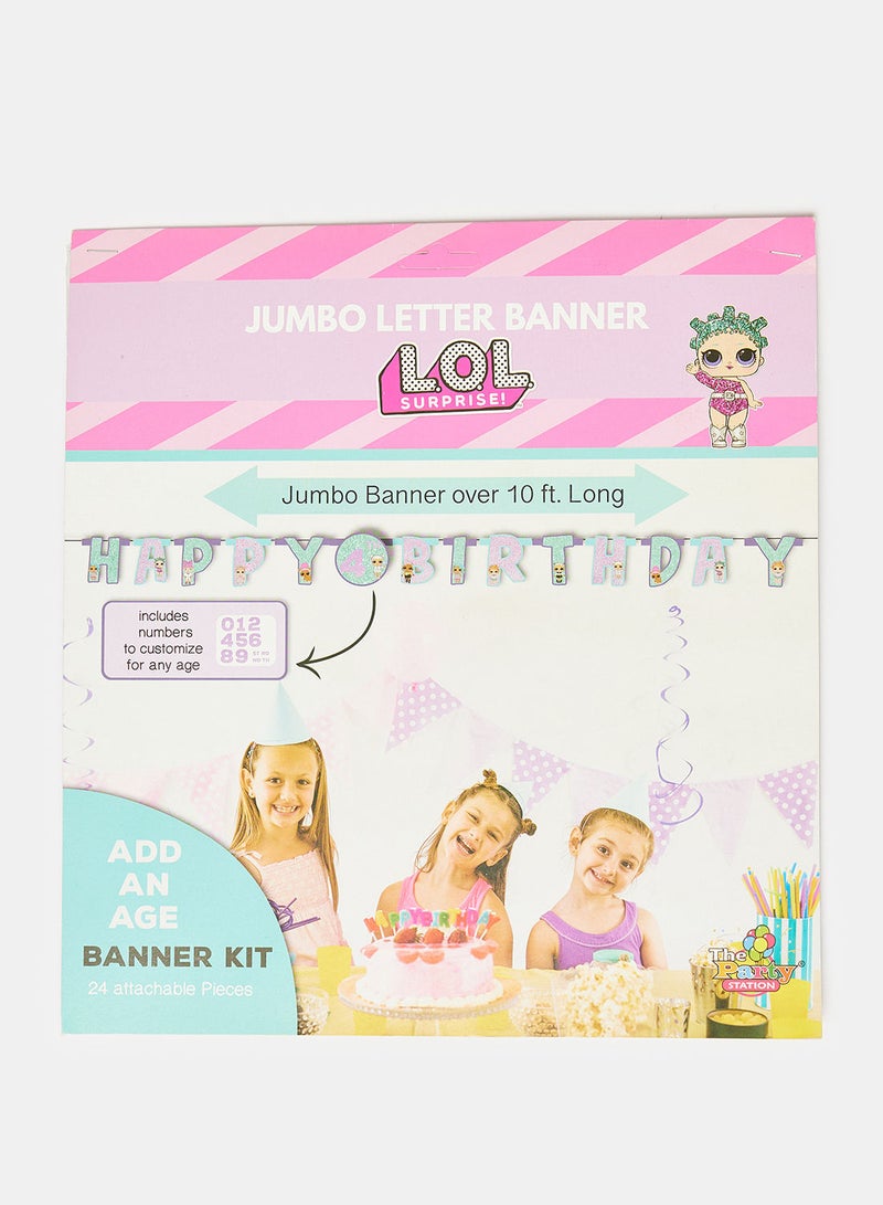 Jumbo Letter Banner