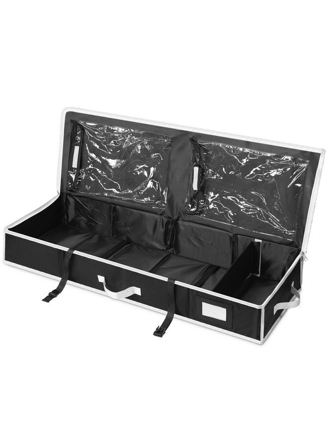 Handy Laundry Gift Wrap Storage Organizer, Easily organize Wrapping Paper, Ribbons, Bows, Scissors, Fits 18-24 Standard Rolls, Keeps Gift Supplies in Perfect Condition & Ready for Next Season, (Black) - Image 3