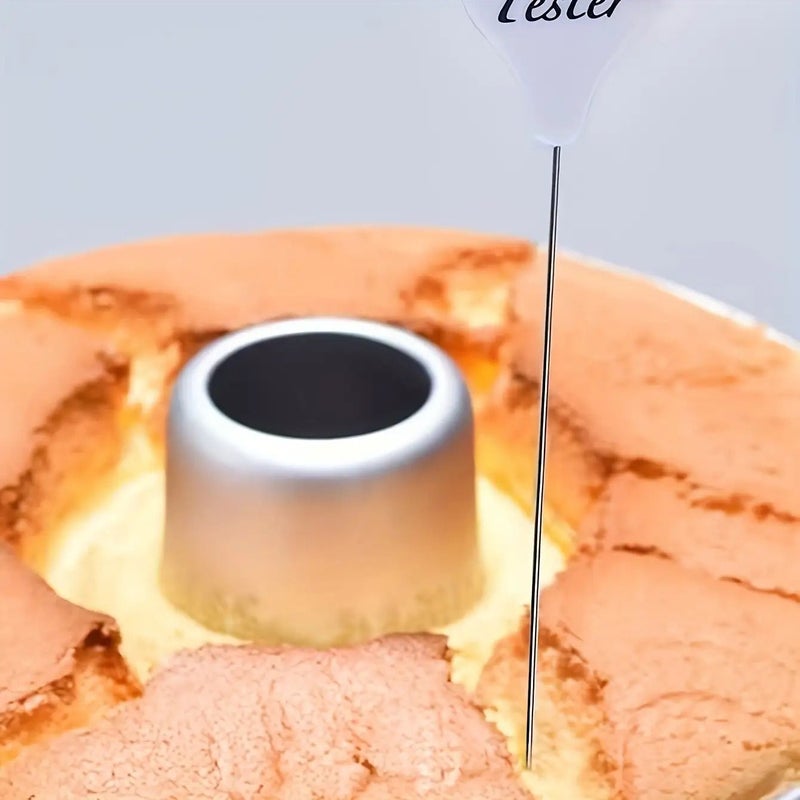 White Stainless Steel Cake Testing Needle Reusable Baking Tool Doneness Probe - Image 5