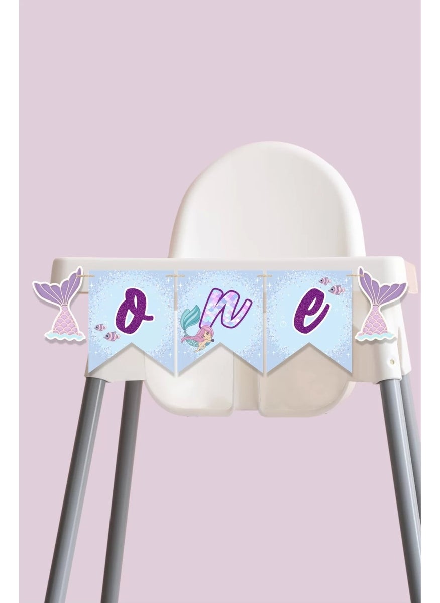 Neşeli Günlerim Happy Days Mermaid One Banner *thick Paper 