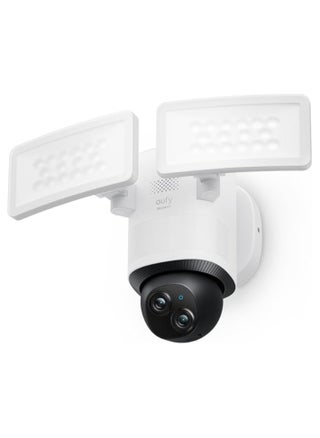 eufy Security Floodlight Camera E340 Dual Cameras Wired Outdoor Security Camera, 3K Resolution, 360° Pan & Tilt, 24/7 Recording, Dual-Band Wi-Fi, 2,000 Lumens, HomeBase 3 Compatible, No Monthly Fee - pzsku/Z44657090B95EBB6C7966Z/45/_/1707117702/f7d7c8a0-c6aa-43b1-badf-04f38f9e9301