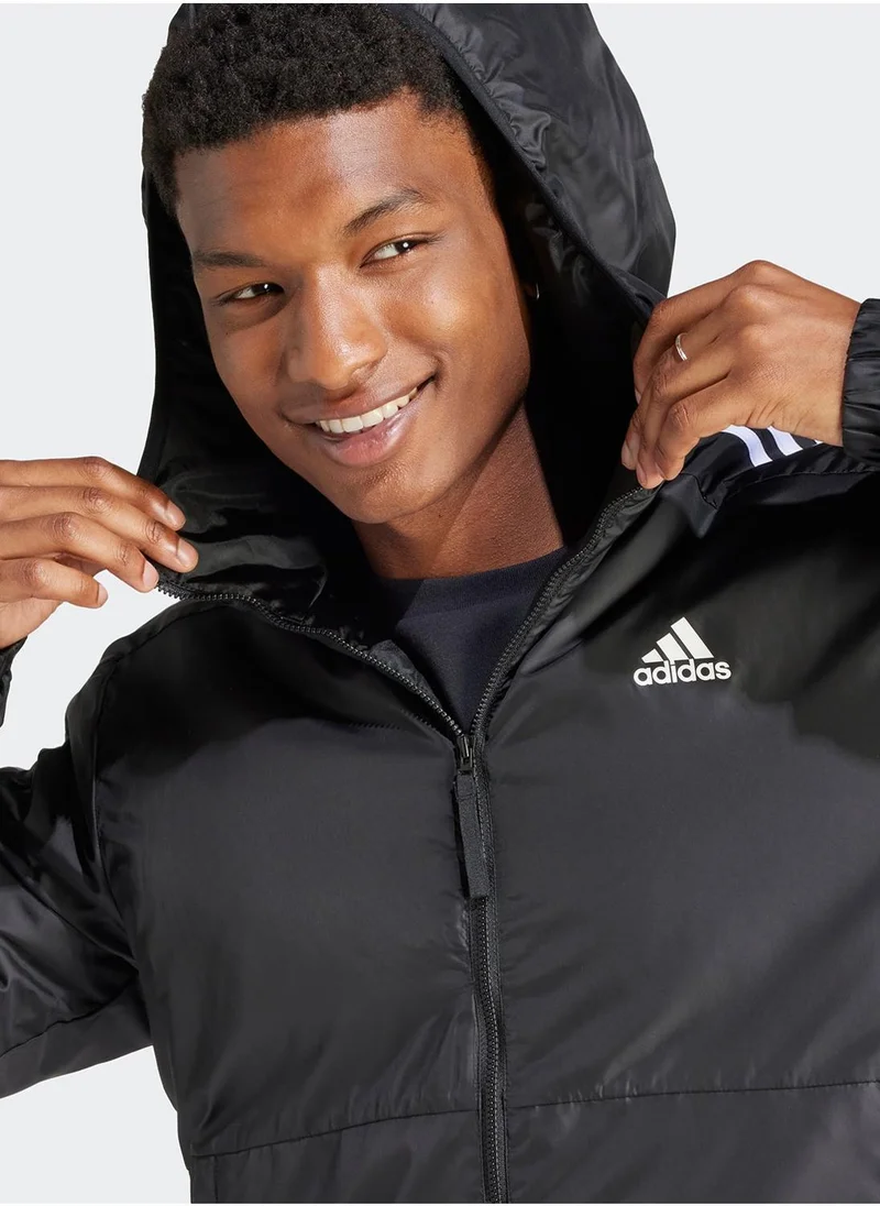 Adidas Essential 3 Stripe Insulated Jacket
