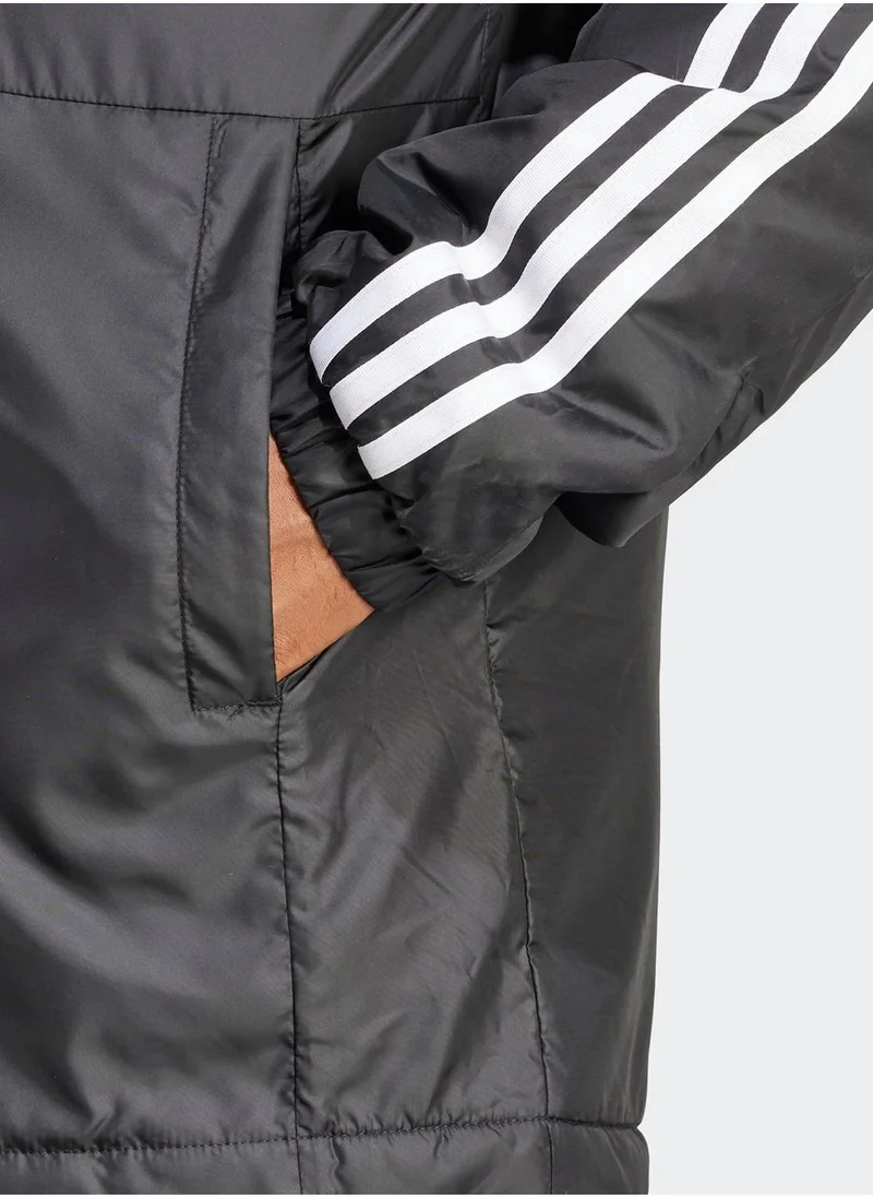Adidas Essential 3 Stripe Insulated Jacket