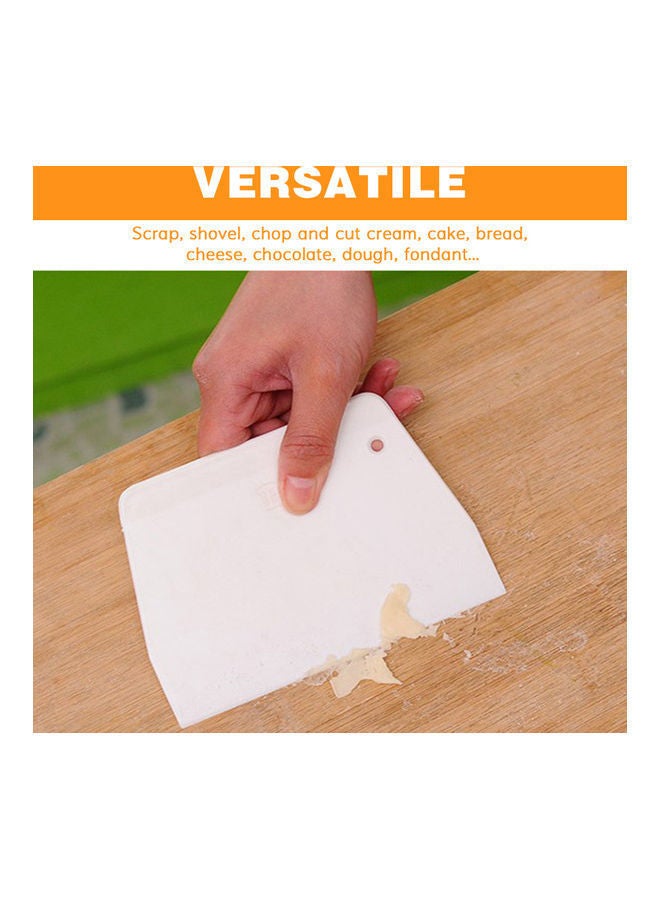 NIBEMINENT Flexible Dough Scraper White - Image 5