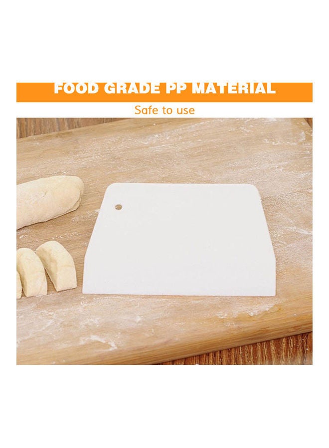 NIBEMINENT Flexible Dough Scraper White - Image 4