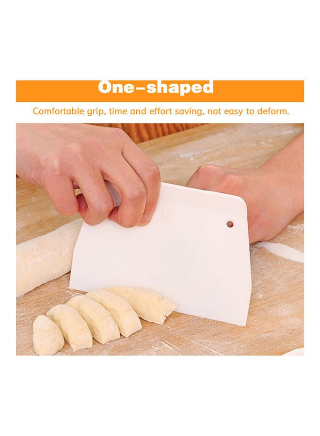 NIBEMINENT Flexible Dough Scraper White - Image 3