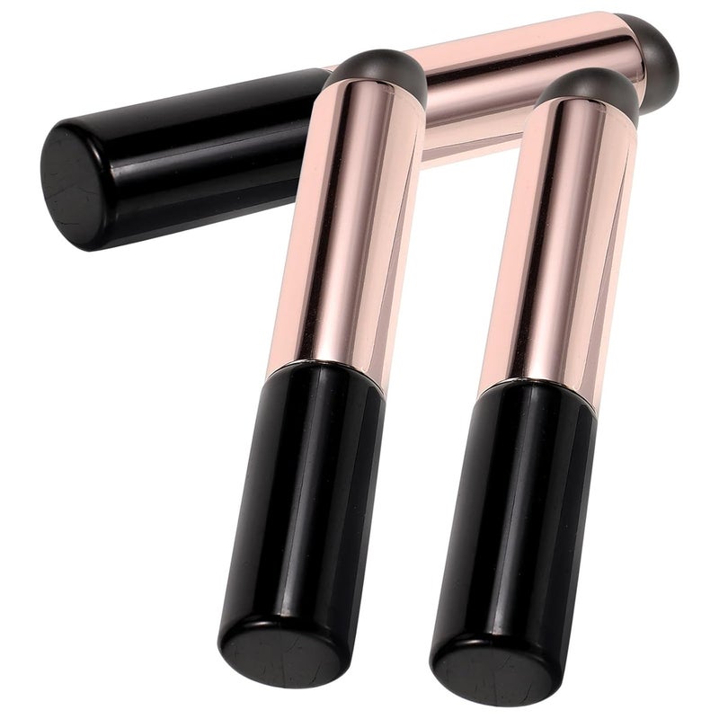 KICHOUSE Reusable Silicone Lip Brush 3pcs Lip Gloss and Balm Applicator Black Concealer Wand for Women’s Makeup Tools Silicone Lipstick Applicator and Touch-up - Image 1