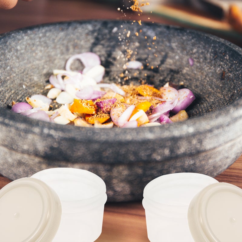 🍽️ عبوات توابل بلاستيكية شفافة للرؤية السهلة لمحتوى آمن وقوي للاستخدام الغذائي - Image 4