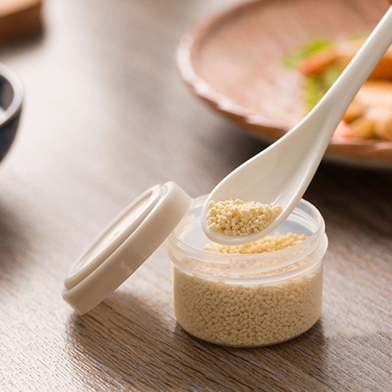 🍽️ عبوات توابل بلاستيكية شفافة للرؤية السهلة لمحتوى آمن وقوي للاستخدام الغذائي - Image 1