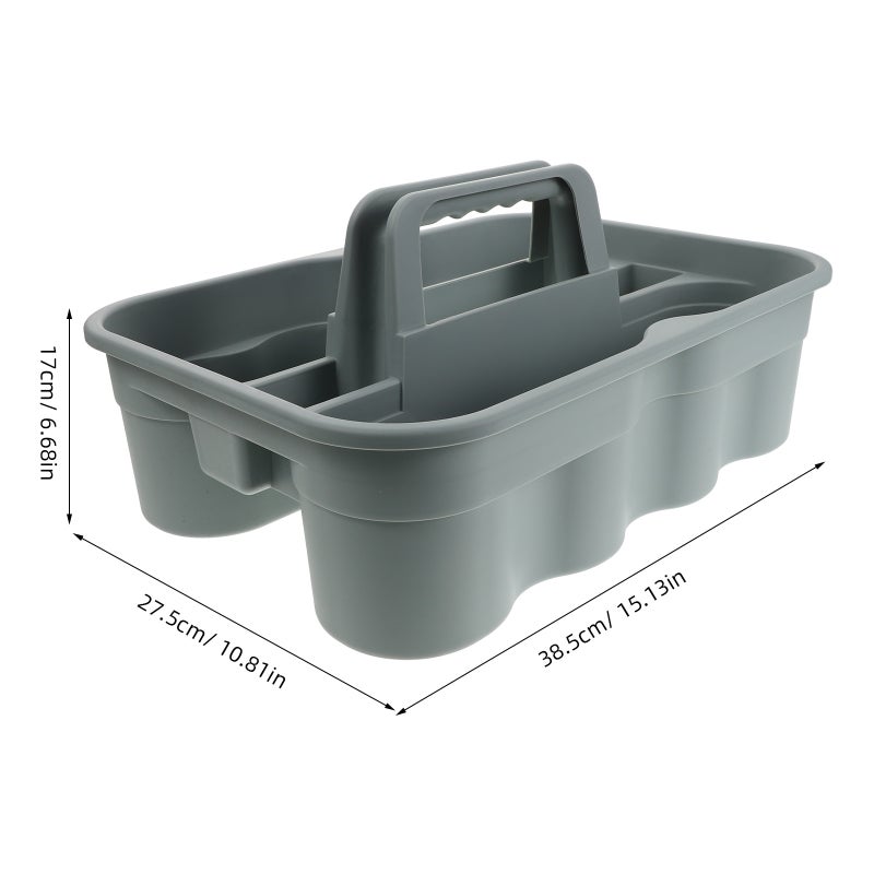Tote Tool Supply Cleaning Basket With Handle Portable Shower Basket Storage Tote For Cleaning Products Organizer Bath Use - Image 3