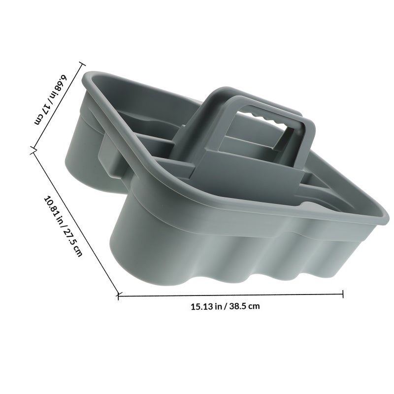 Tote Tool Supply Cleaning Basket With Handle Portable Shower Basket Storage Tote For Cleaning Products Organizer Bath Use - Image 2