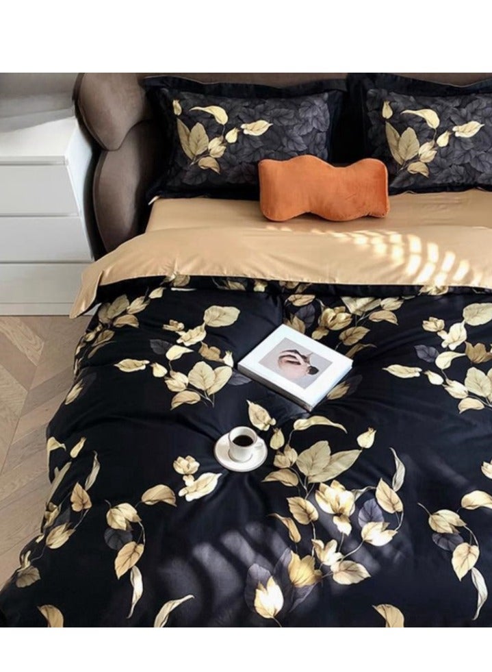 Bed Sheet Style — French High-End 60 Thread Pure Cotton  Bedding Four Piece Set  - Image 2