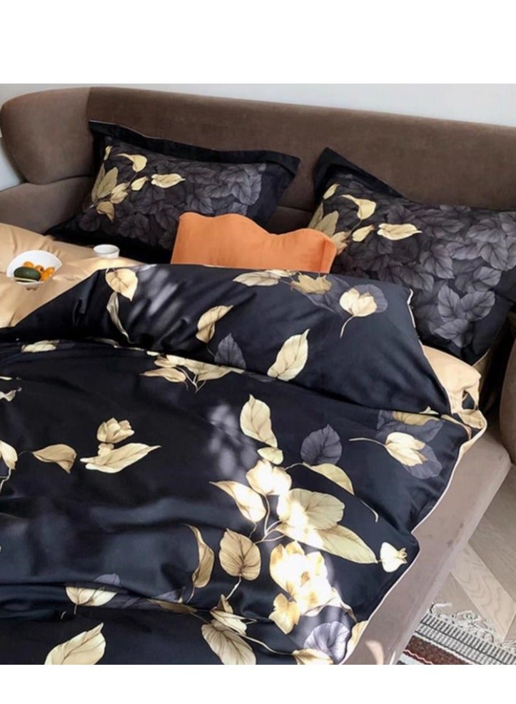 Bed Sheet Style — French High-End 60 Thread Pure Cotton  Bedding Four Piece Set  - Image 4