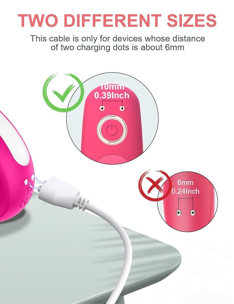 Bicmice 10mm USB C DC Charger Cable 2.6Ft Magnetic Replacement Charging Cord - Image 3