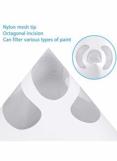 KASTWAVE 100 Packs Paint Strainers Cone Paint Filter For Automotive, Spray Guns, House  - Image 2