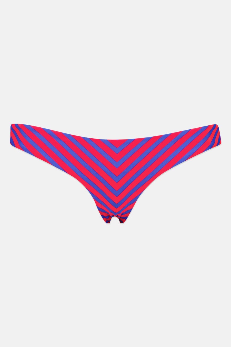 RIP CURL Women Stripe Pull On Bikini Bottom, Multicolor - Image 2
