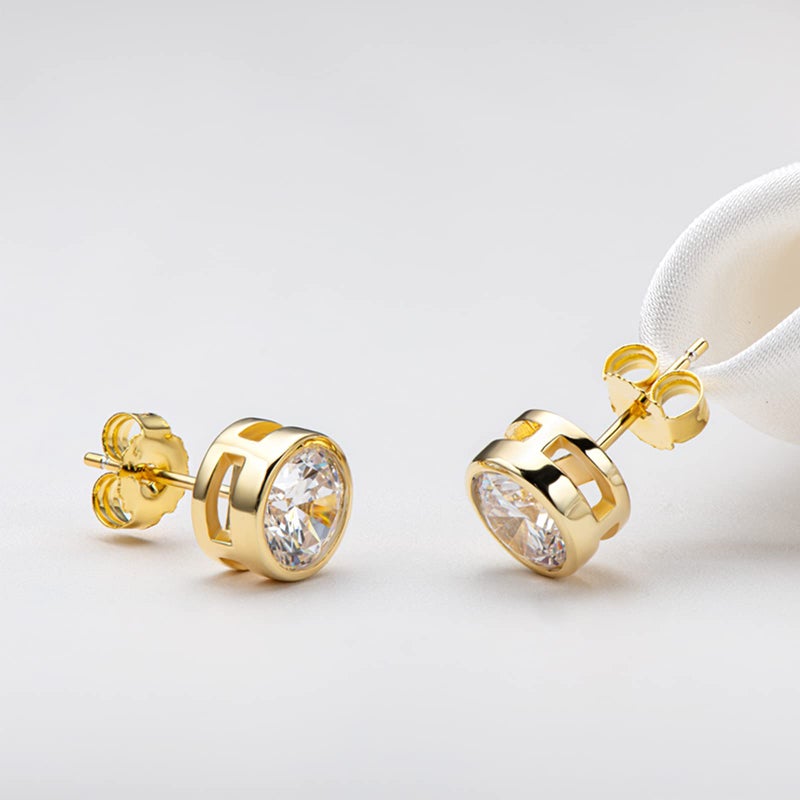 Orgrimmar 14K Gold Earring Backs Yellow Ear Locking for Stud Ear Rings (3 Pairs) - Image 4