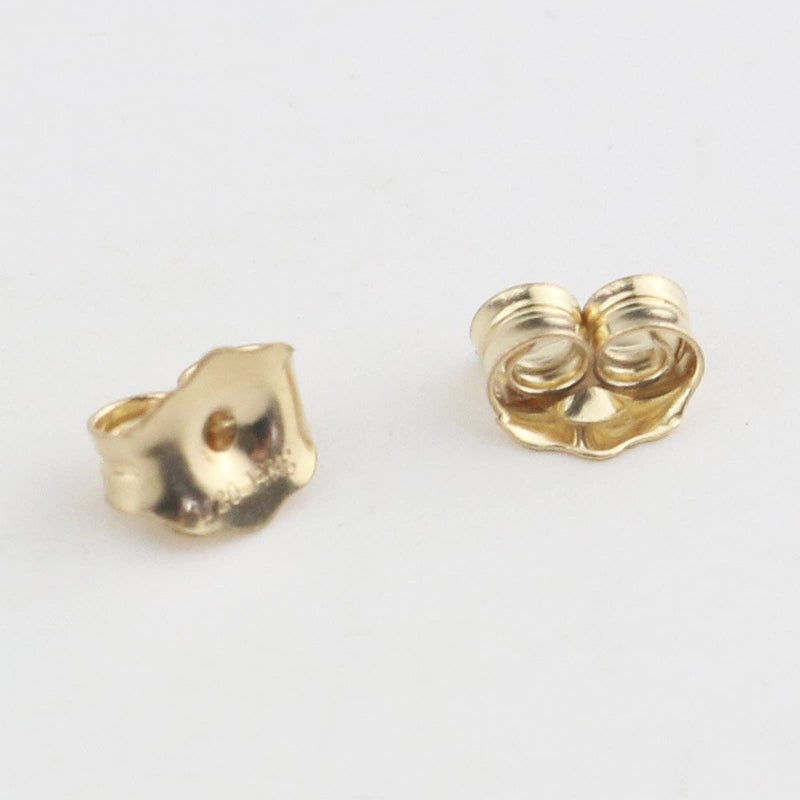 Orgrimmar 14K Gold Earring Backs Yellow Ear Locking for Stud Ear Rings (3 Pairs) - Image 3