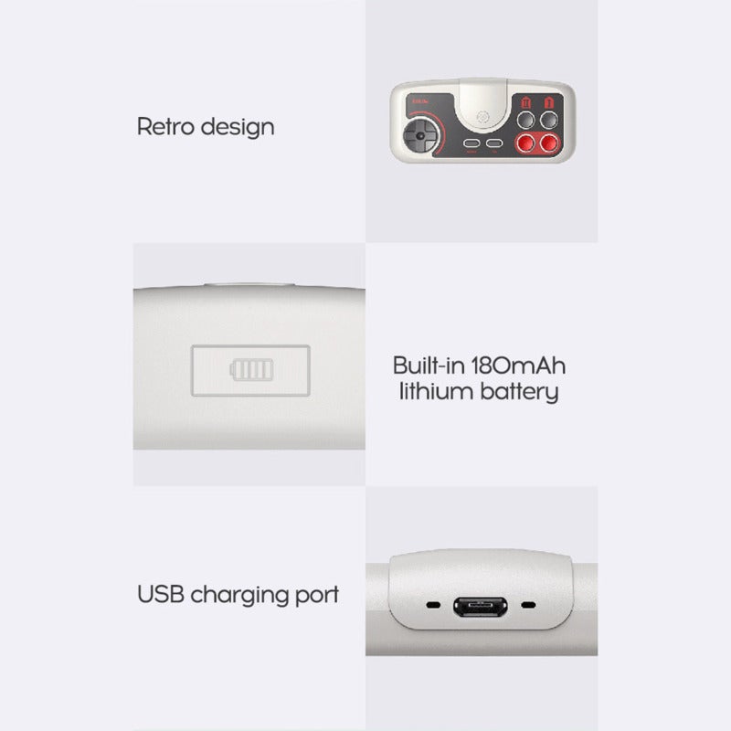 Wireless Gamepad: Darkgray Frosted Shell - 2.4G Plug And Play, PC Engine Menu Support, For Switch, PC Engine Mini, CoreGrafx Mini, TurboGrafx-16 Mini - Image 3