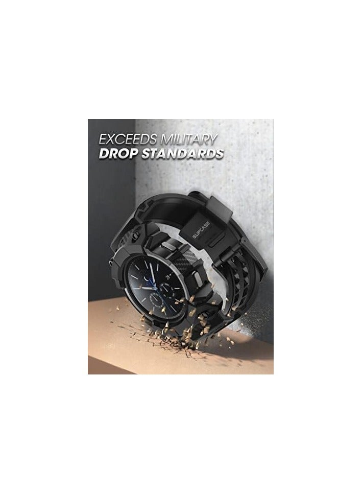 SUPCASE [Unicorn Beetle Pro] Series Case for Galaxy Watch 4 [46mm] 2021 Release, Rugged Protective Case with Strap Bands - Image 5