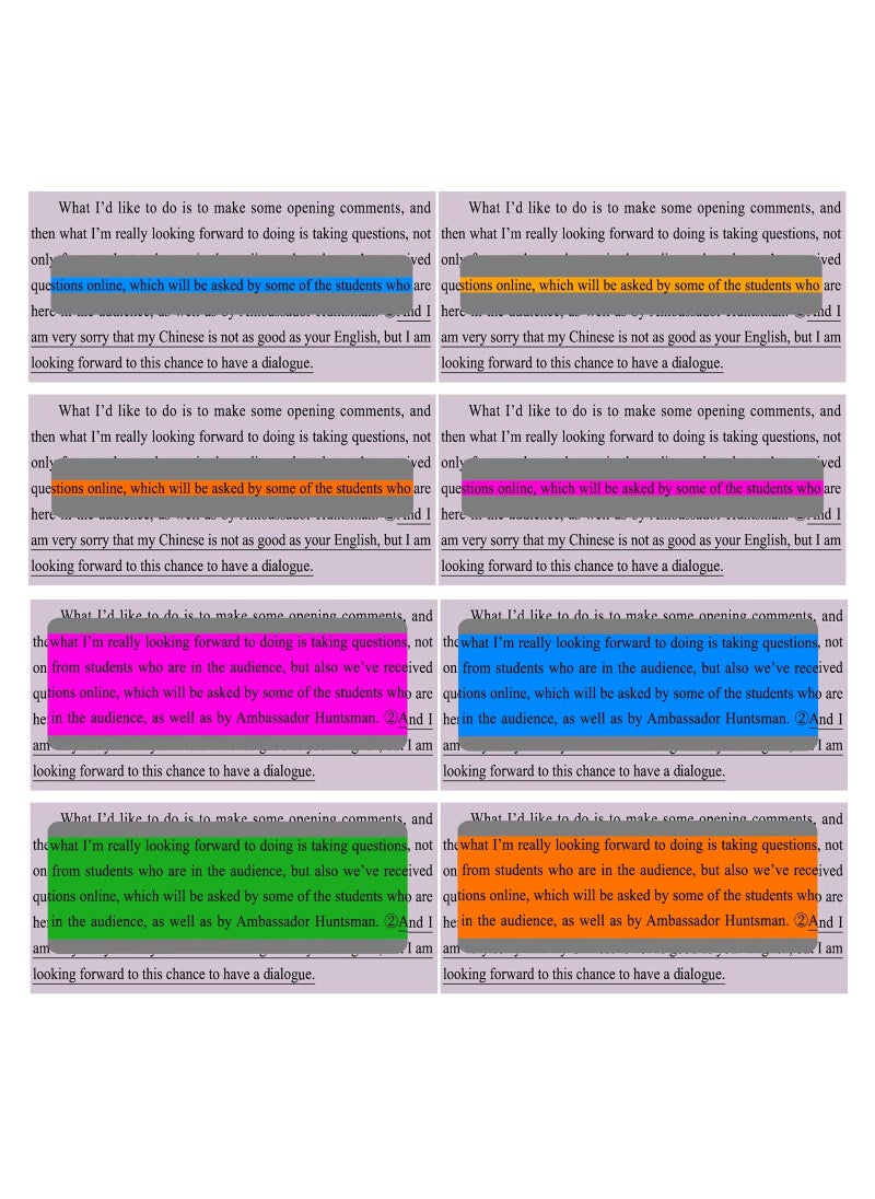 Excefore Guided Reading Strips Highlight Strips Colored Overlay Highlight Bookmarks Help with Dyslexia for Crystal Children and Teacher Supply Assistant (2 Sizes, 6 Colors）  - Image 3