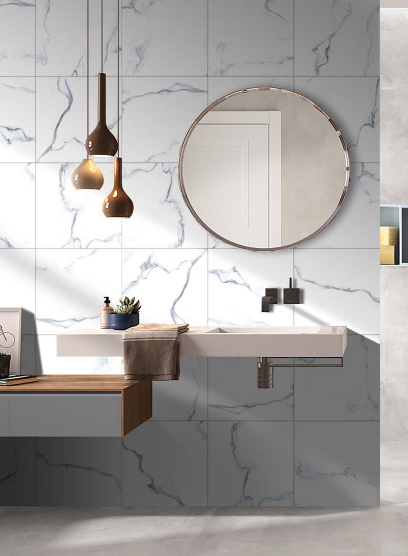 Sharpdo 5Pcs 3D Wall Sticker Set Multicolour Waterproof Wallpaper Panels Wall Decoration Covering  for Kitchen And Living Room 30 x 30CM - Image 4